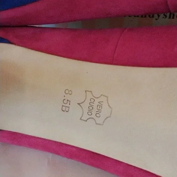 Footcandy Color Block Platform Heels - Picture 9 of 13